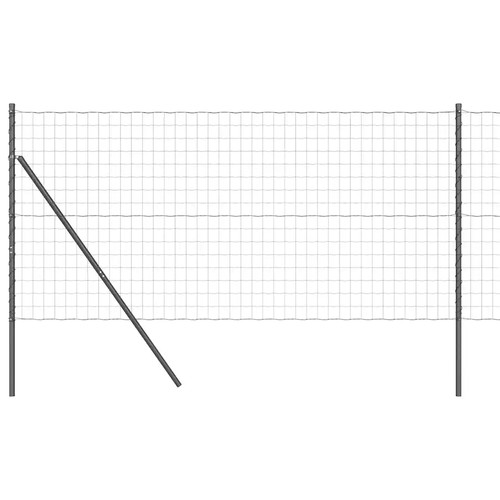 Euro fence with concrete - with, base