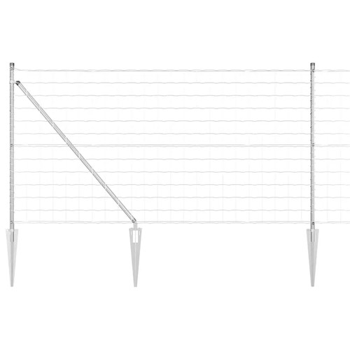 Euro fence with concrete base - euro,