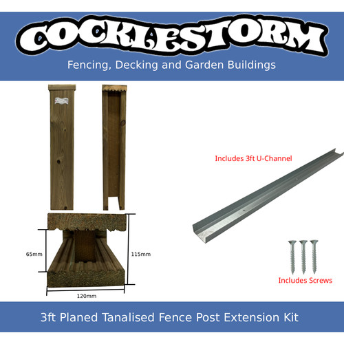 3ft planed timber concrete - 3ft, timber/concrete