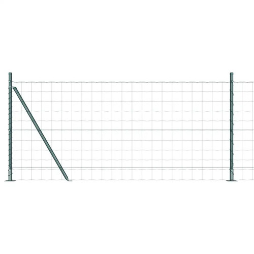 Euro fence with concrete - fence,