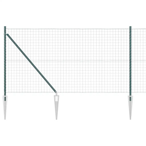 Euro fence with concrete base - euro,