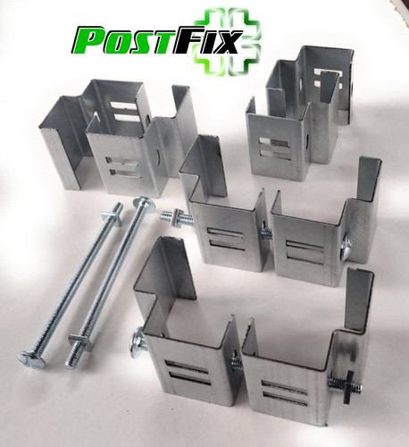 Slotted concrete fence post - concrete,