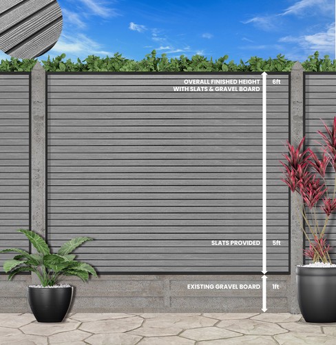6ft slatted composite - x,
