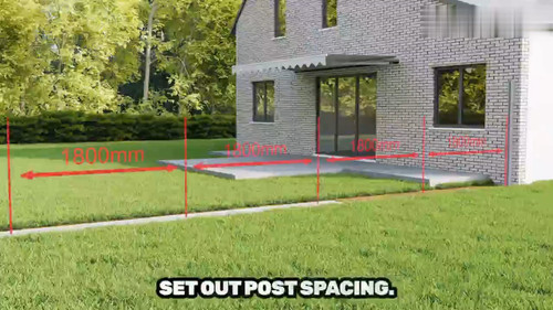 Composite fence panels - kit, 6ft