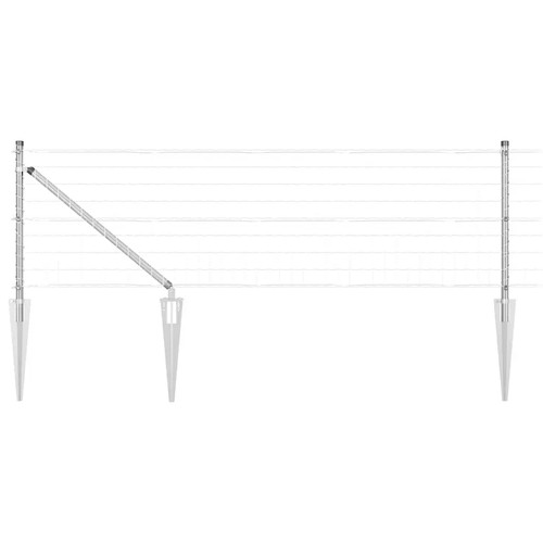 Euro fence with concrete base - euro,