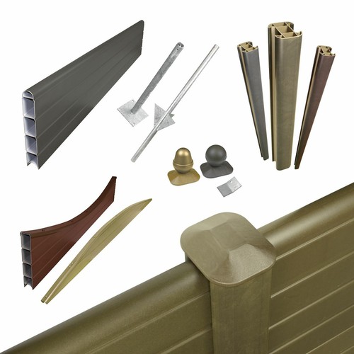 Plastic fence panels - fence, composite