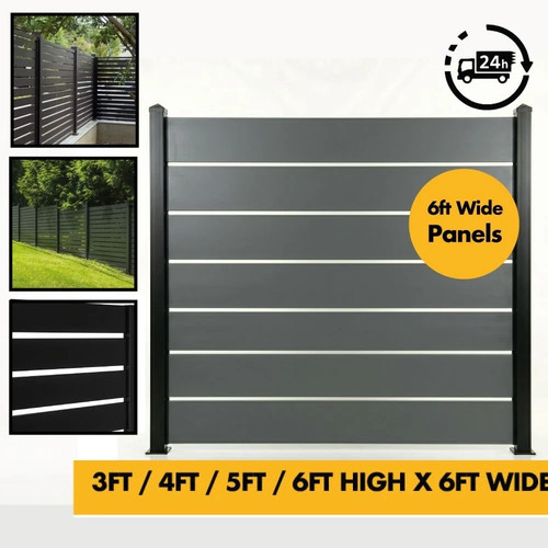 Aluminium slatted garden - aluminium,