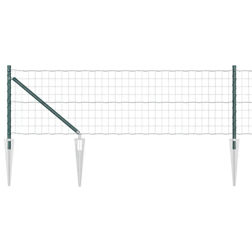 Euro fence with concrete base - fence,