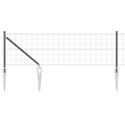 Euro fence with concrete base - euro,