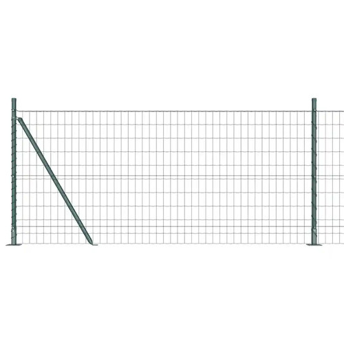 Euro fence with concrete base - fence,