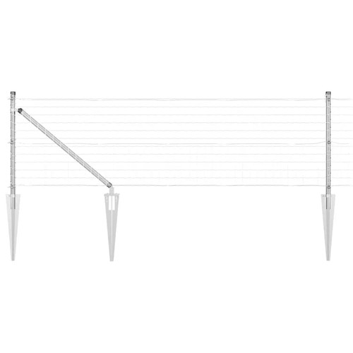 Euro fence with concrete base - euro,